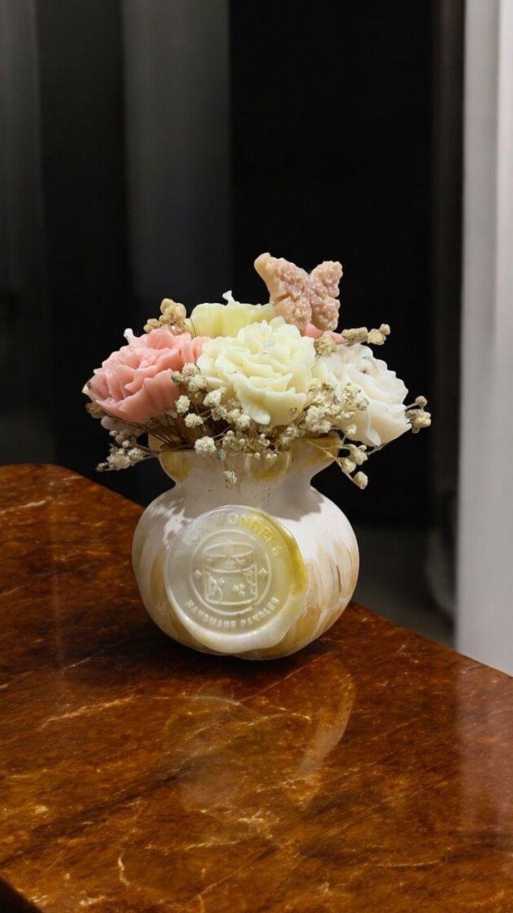 Handcrafted Candle Vase